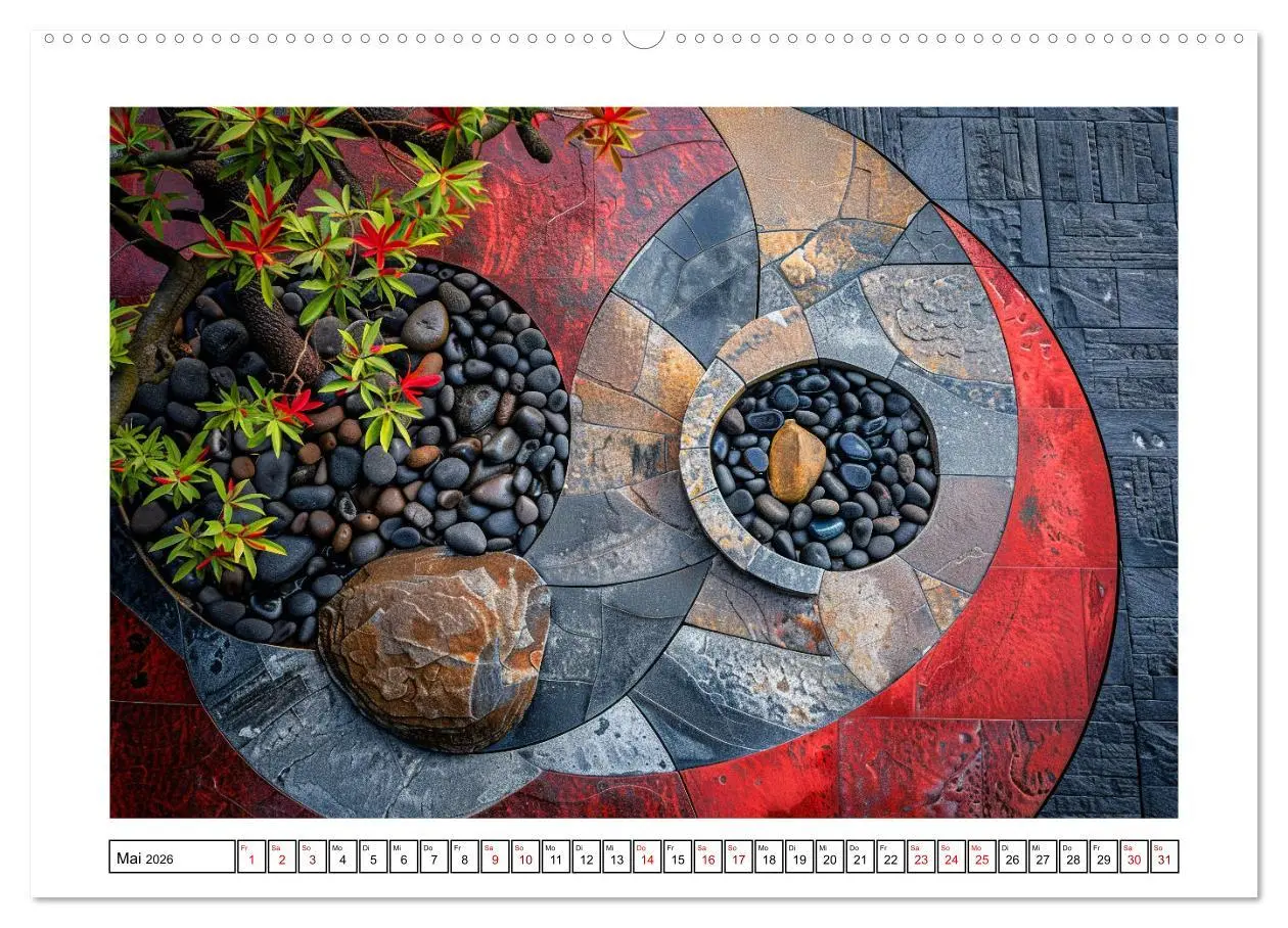 Bild: 9783457397626 | Augenmeditation im Zen Garten (Wandkalender 2026 DIN A2 quer),...