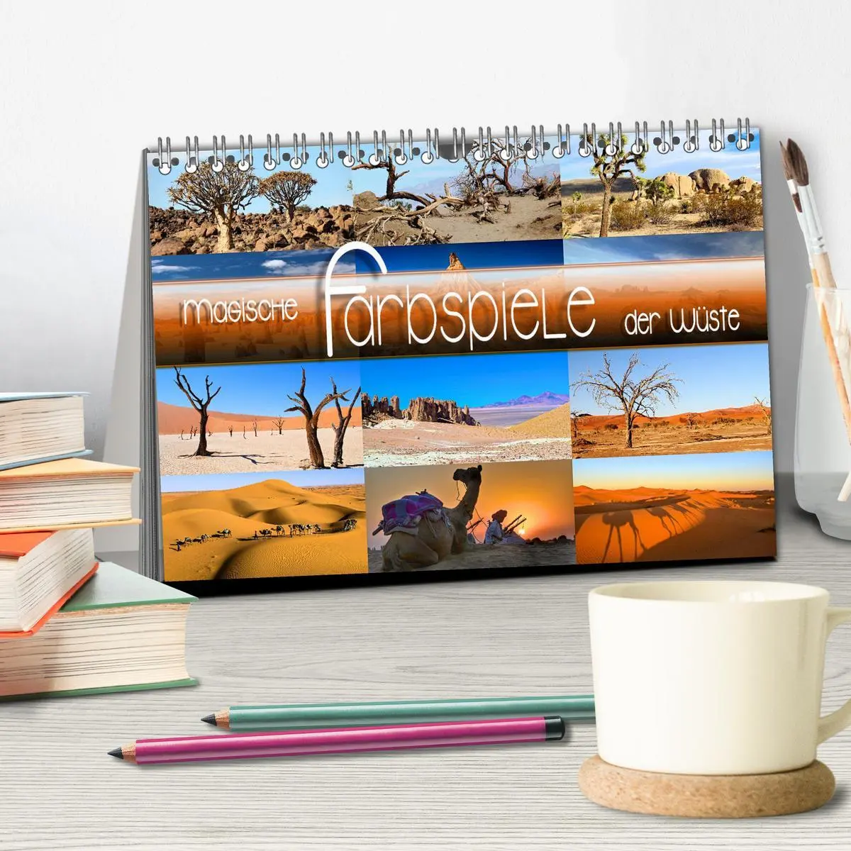 Bild: 9783457607626 | Magische Farbspiele der Wüste (Tischkalender 2026 DIN A5 quer),...