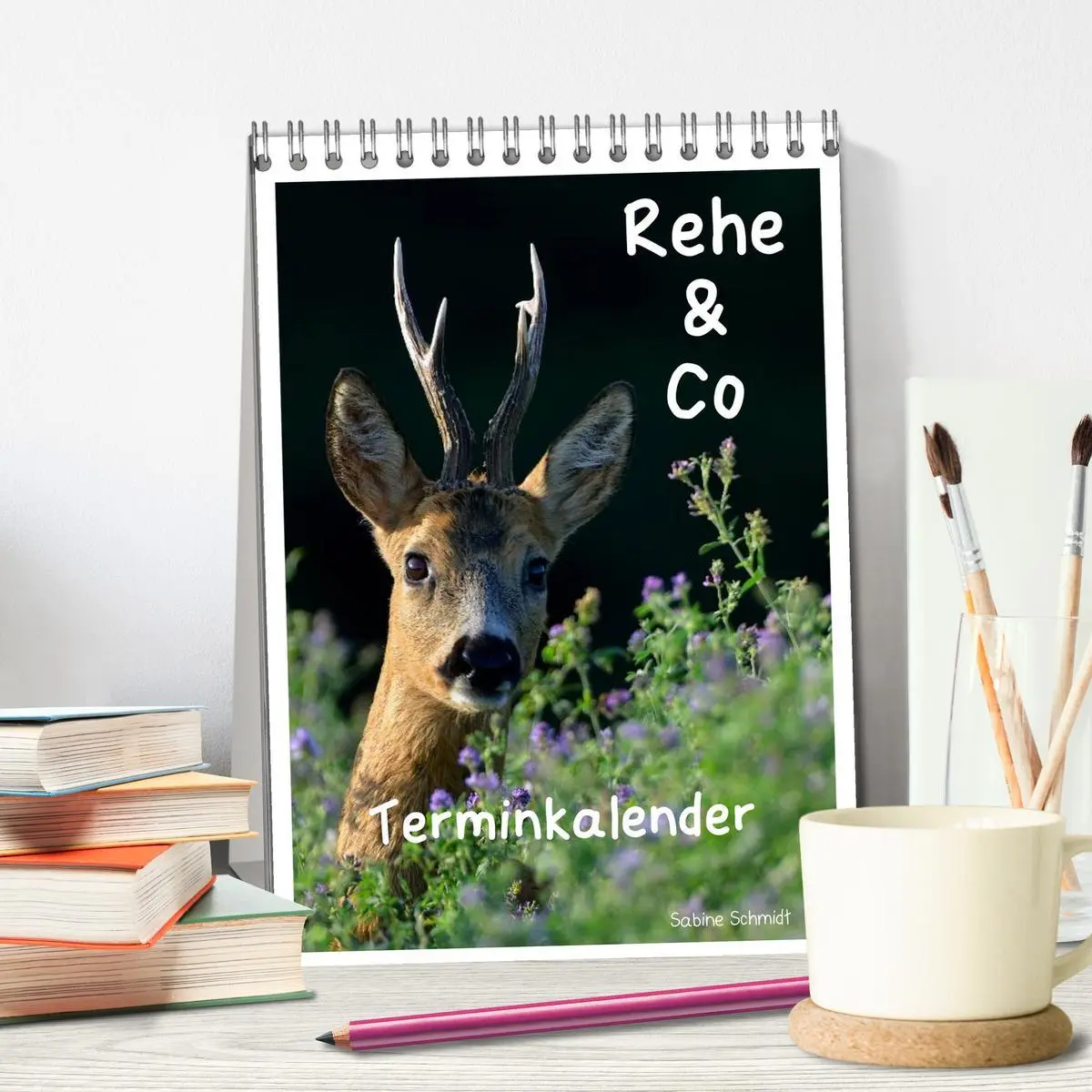 Bild: 9783516487626 | Rehe &amp; Co / Planer (Tischkalender 2026 DIN A5 hoch), CALVENDO...