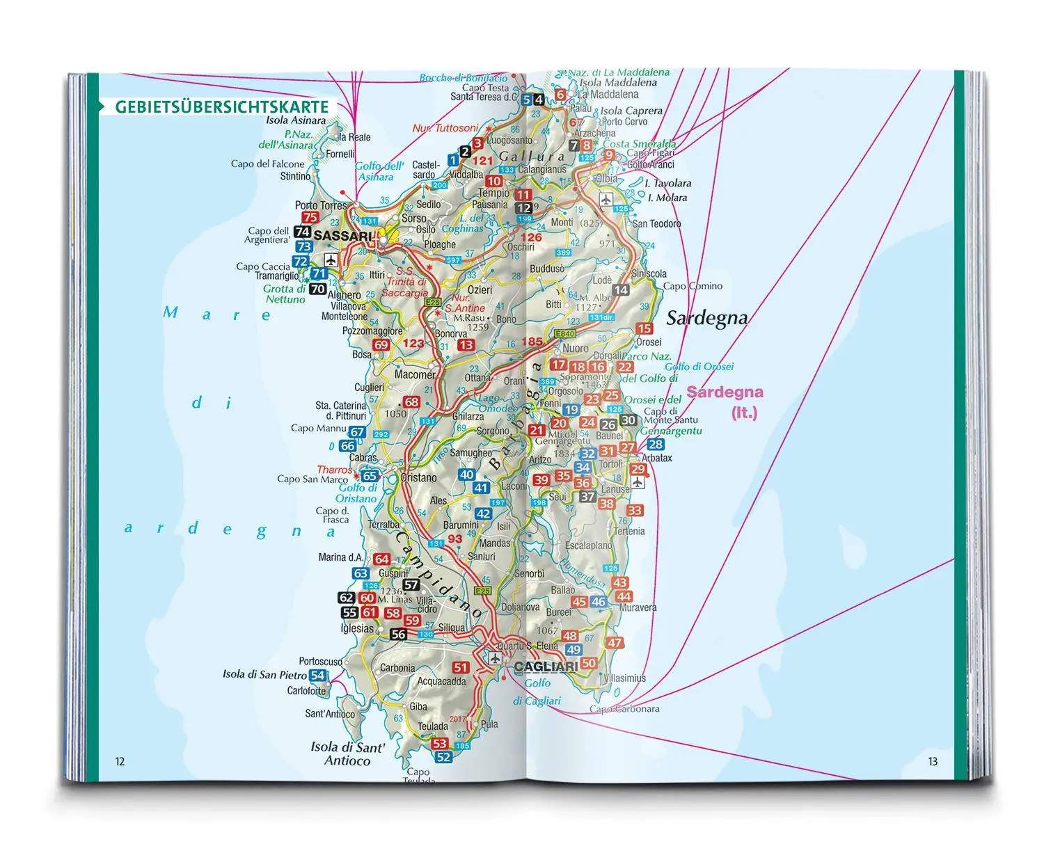 Bild: 9783991217626 | KOMPASS Wanderführer Sardinien, 75 Touren mit Extra-Tourenkarte | Buch