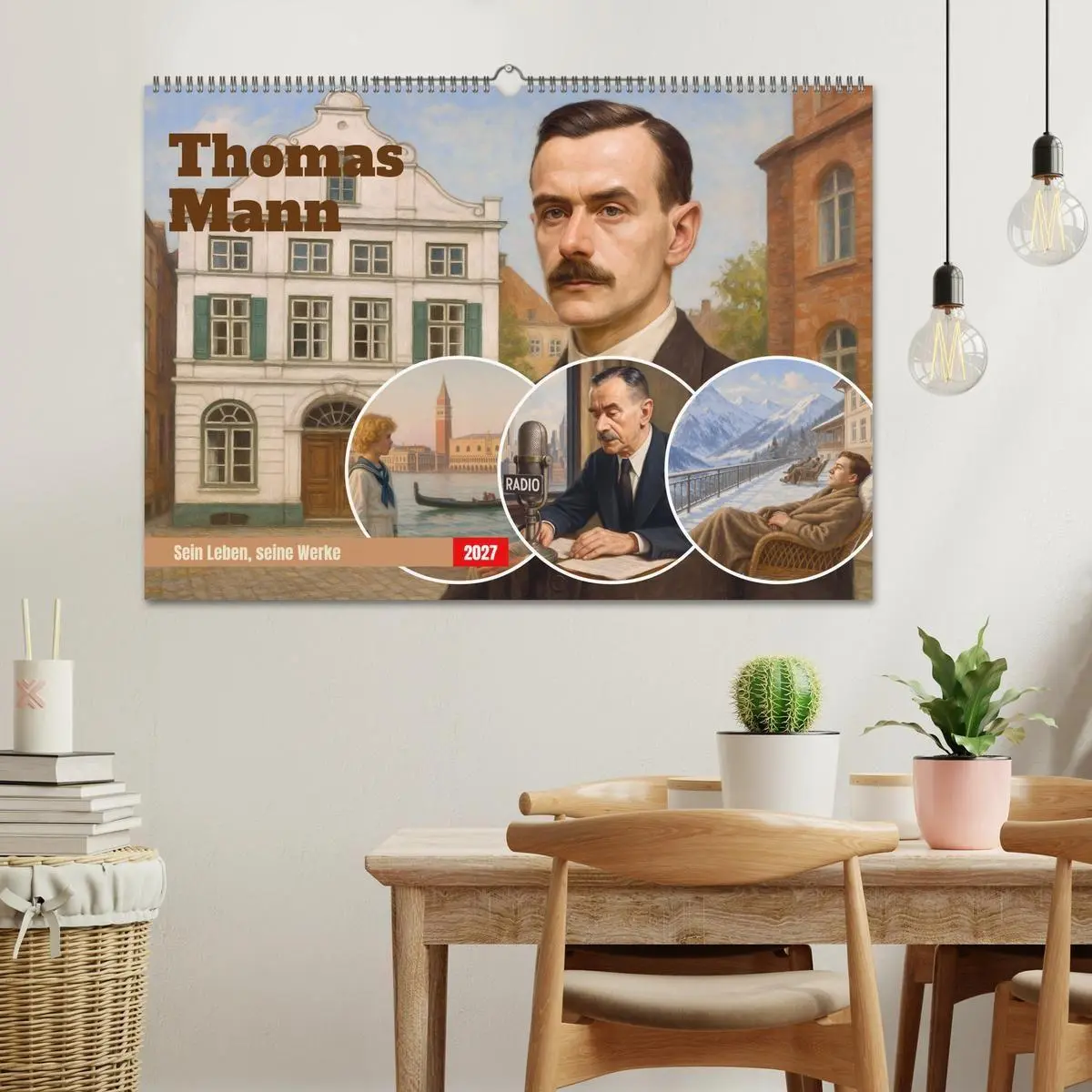 Bild: 9783516927726 | Thomas Mann. Sein Leben, seine Werke (Wandkalender 2027 DIN A2...