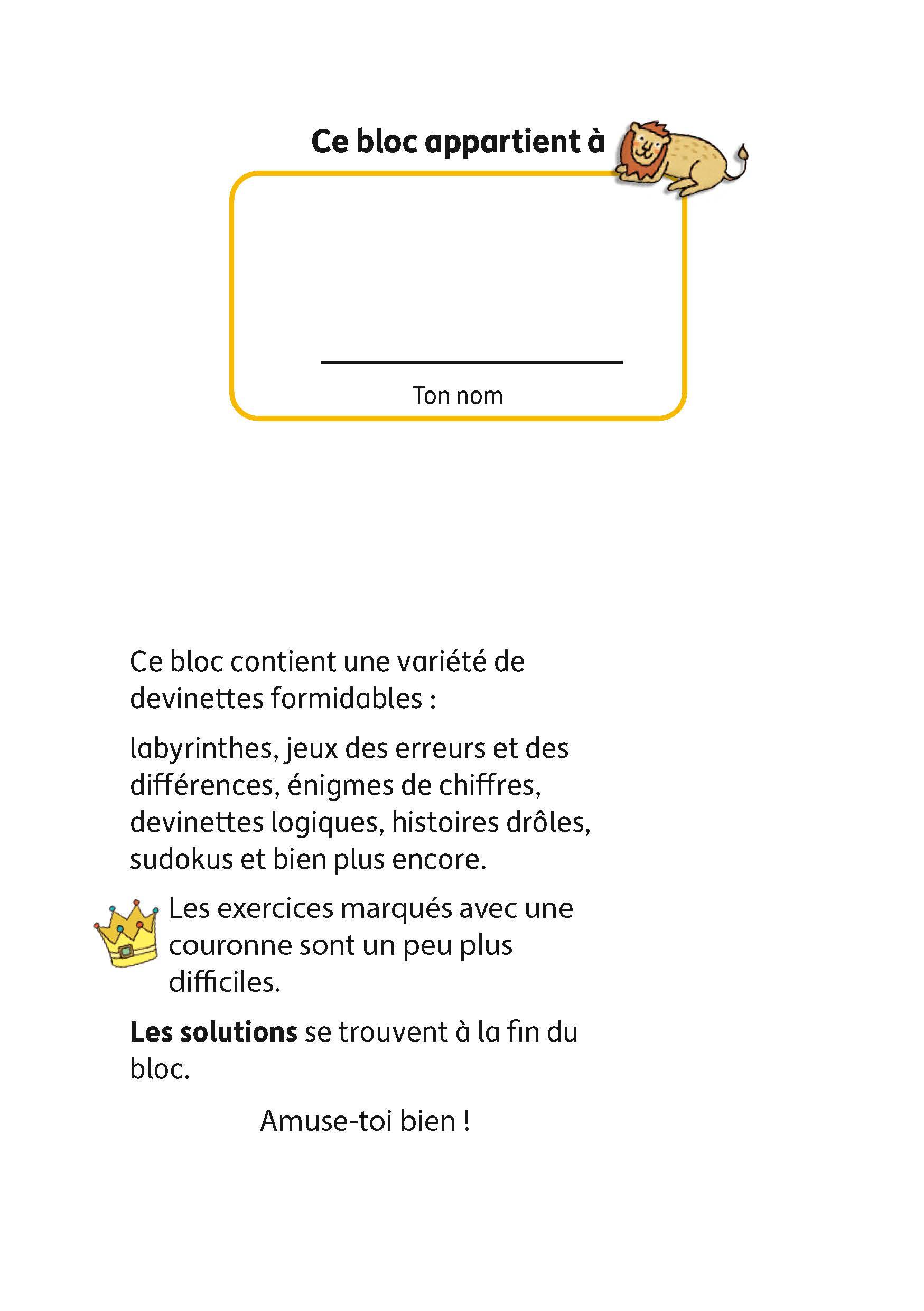 Bild: 9783881007726 | Bloc de casse-têtes et livre activite 7 ans : Des énigmes colorées...