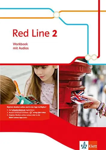 Cover: 9783125487826 | Red Line 2. Workbook mit Audios. Ausgabe 2014 | Frank Haß | Bundle