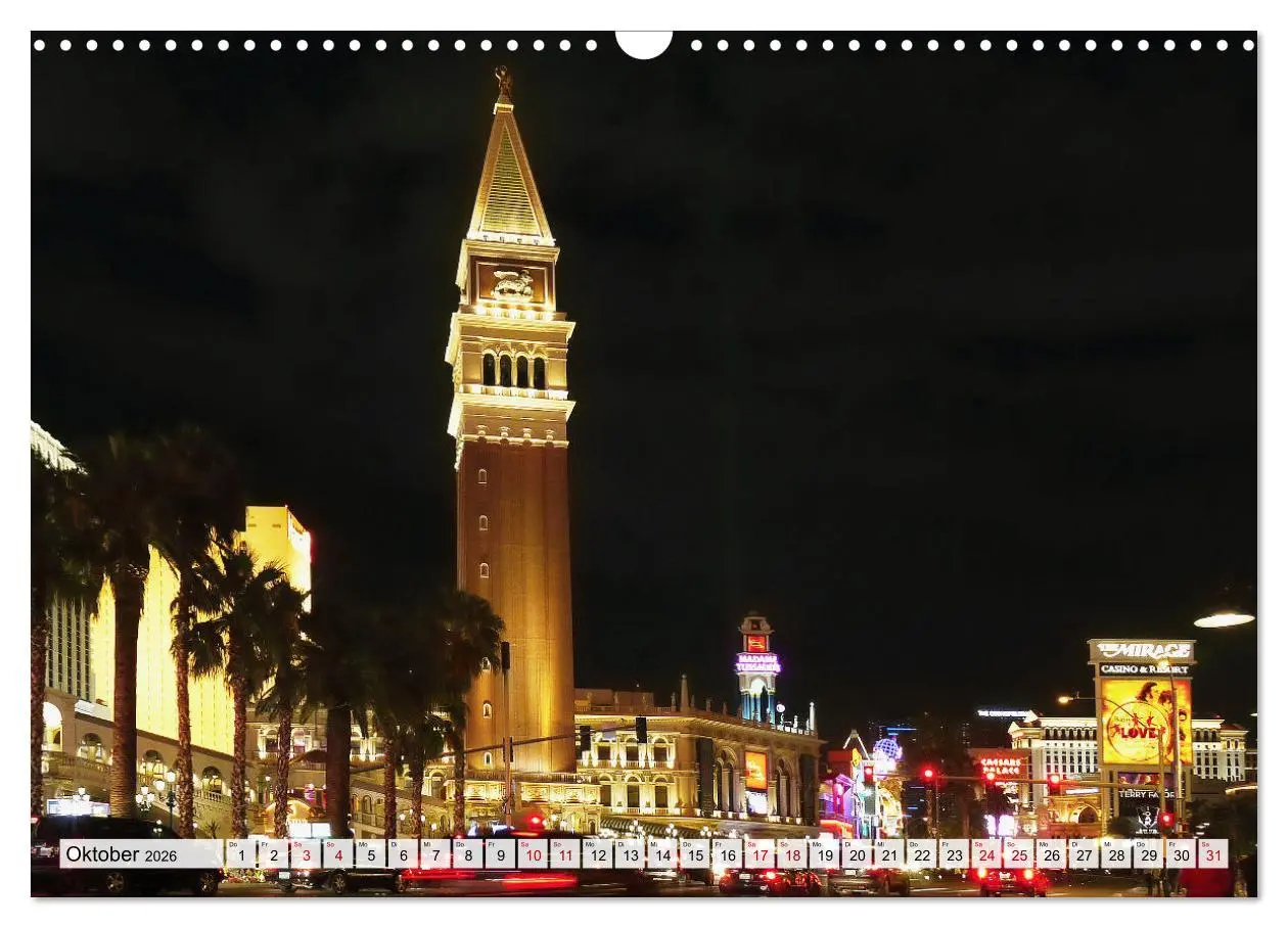 Bild: 9783457517826 | Las Vegas, Stadt der wahr gewordenen Träume (Wandkalender 2026 DIN...