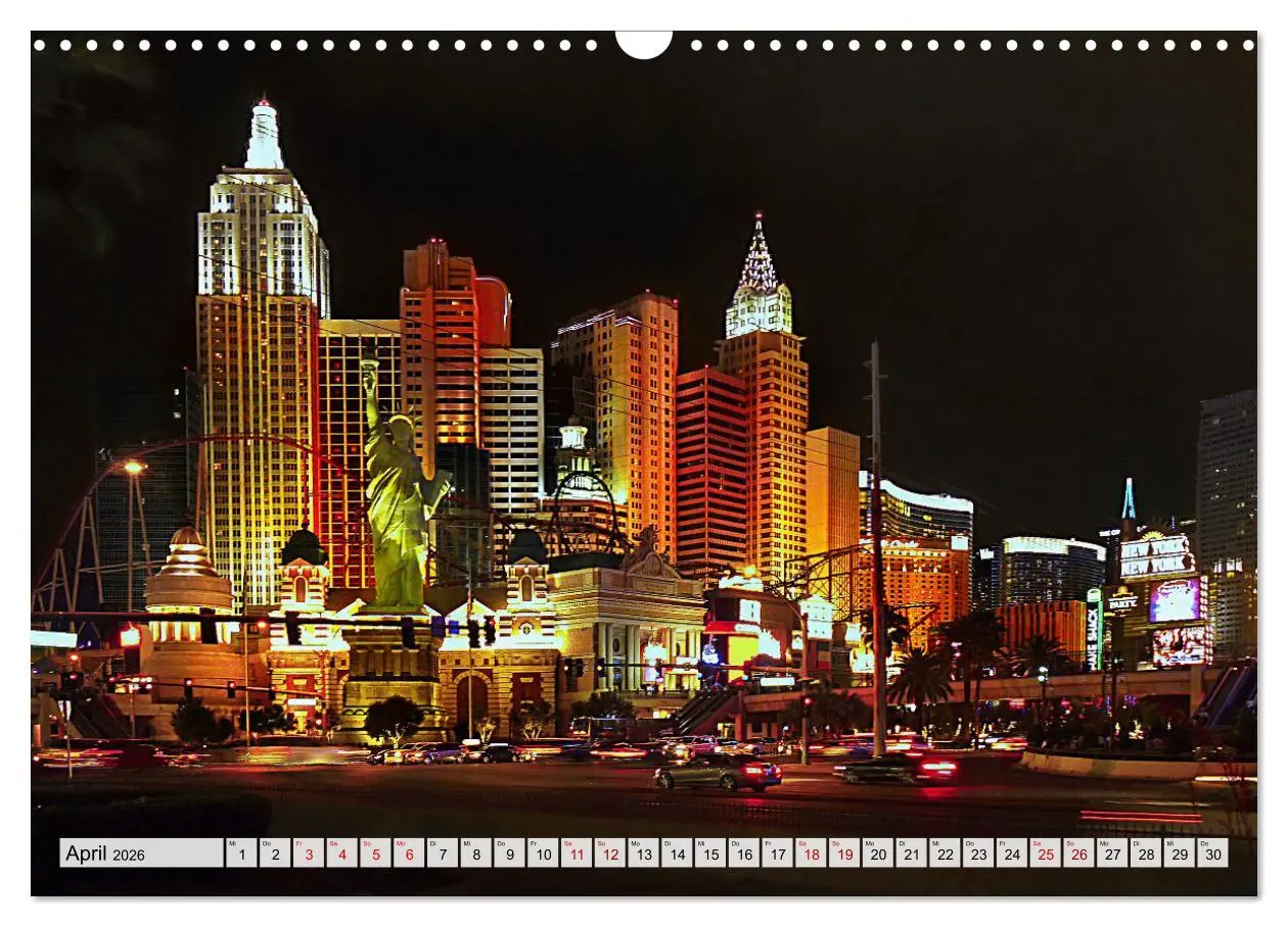 Bild: 9783457517826 | Las Vegas, Stadt der wahr gewordenen Träume (Wandkalender 2026 DIN...