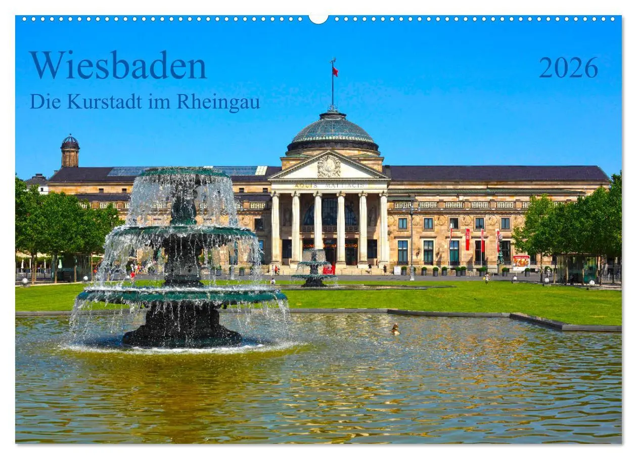 Cover: 9783457757826 | Wiesbaden Die Kurstadt im Rheingau (Wandkalender 2026 DIN A2 quer),...