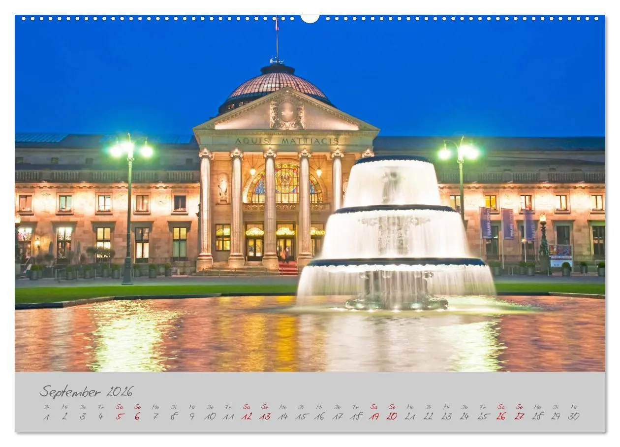 Bild: 9783457757826 | Wiesbaden Die Kurstadt im Rheingau (Wandkalender 2026 DIN A2 quer),...
