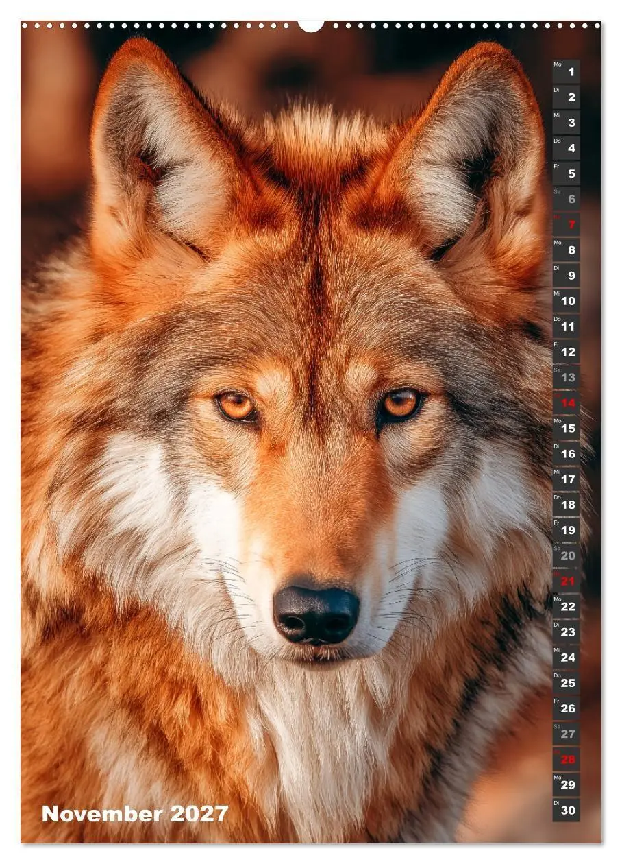 Bild: 9783516917826 | Wölfe aus aller Welt (Wandkalender 2027 DIN A2 hoch), CALVENDO...