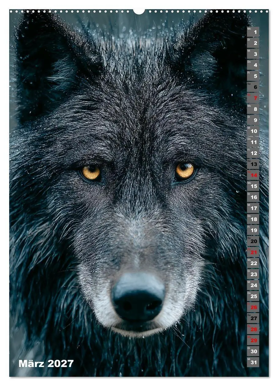 Bild: 9783516917826 | Wölfe aus aller Welt (Wandkalender 2027 DIN A2 hoch), CALVENDO...