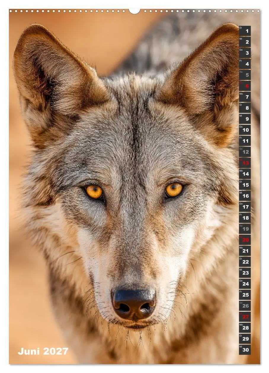 Bild: 9783516917826 | Wölfe aus aller Welt (Wandkalender 2027 DIN A2 hoch), CALVENDO...