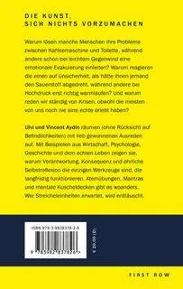 Rückseite: 9783982837826 | Die Kunst, sich nichts vorzumachen | Ulvi I. Aydin (u. a.) | Buch