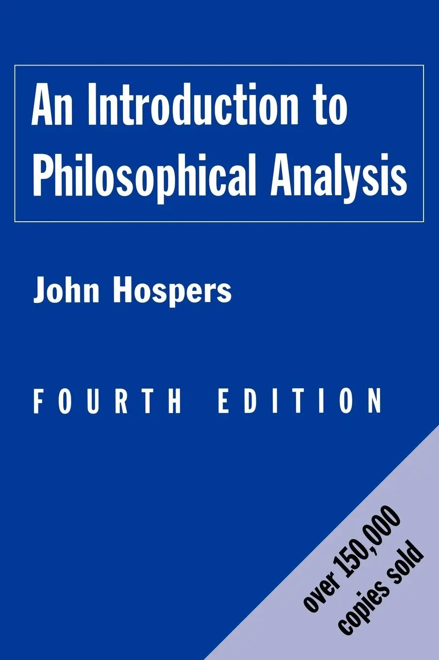Cover: 9780415157926 | An Introduction to Philosophical Analysis | John Hospers | Buch | 1997