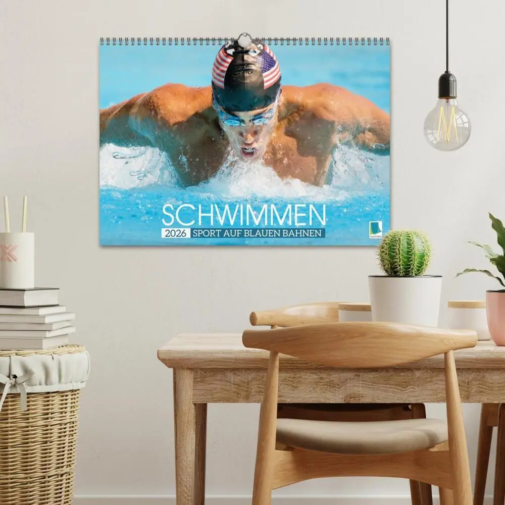 Bild: 9783457507926 | Schwimmen: Sport auf blauen Bahnen (Wandkalender 2026 DIN A3 quer),...