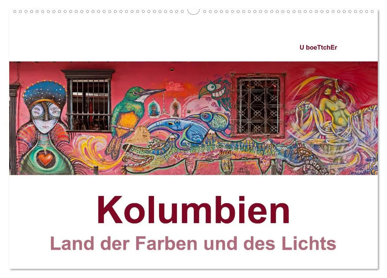 Cover: 9783516077926 | Kolumbien - Land der Farben und des Lichts (Wandkalender 2026 DIN...