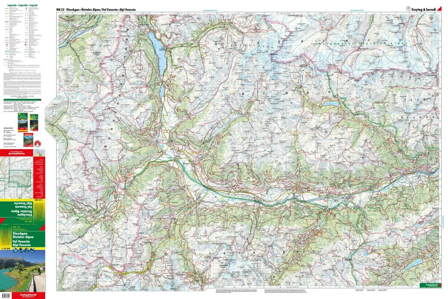 Rückseite: 9783850847926 | Südtirol 02 Vinschgau - Ötztaler Alpen 1 : 50 000 | (Land-)Karte