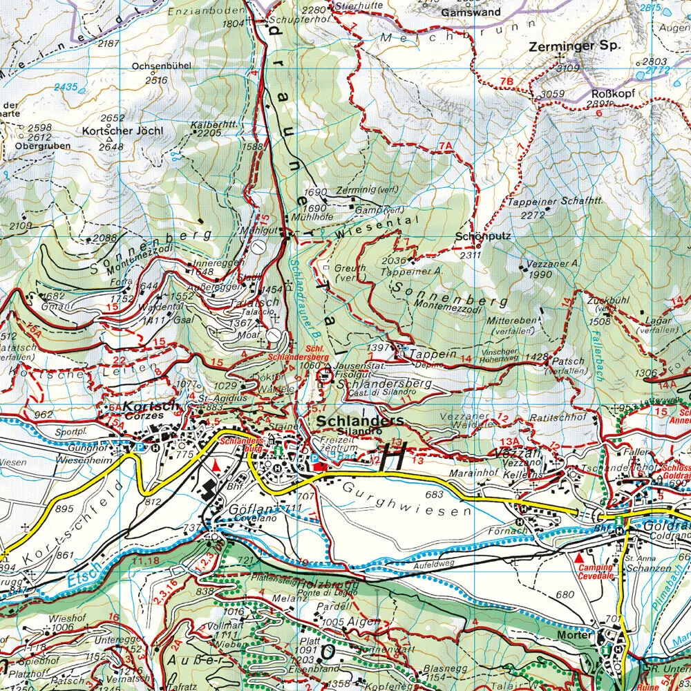 Bild: 9783850847926 | Südtirol 02 Vinschgau - Ötztaler Alpen 1 : 50 000 | (Land-)Karte