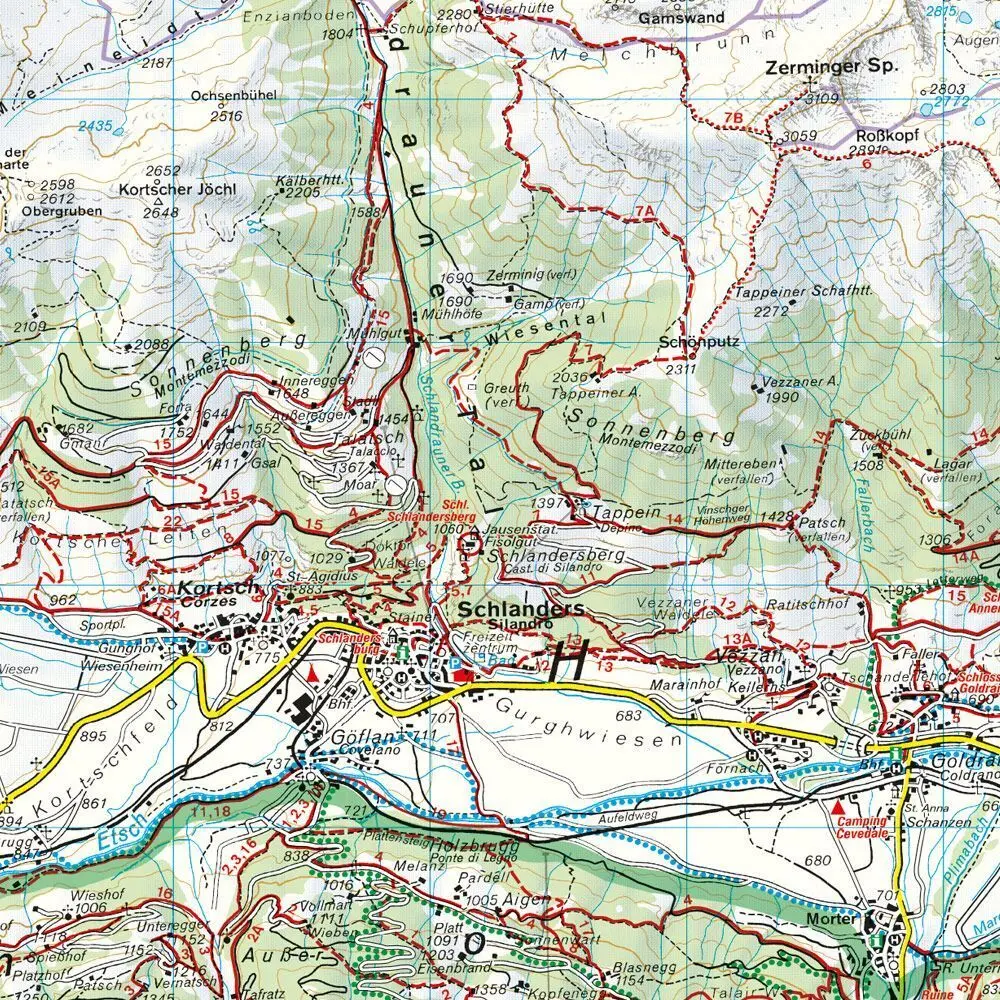 Bild: 9783850847926 | Südtirol 02 Vinschgau - Ötztaler Alpen 1 : 50 000 | (Land-)Karte