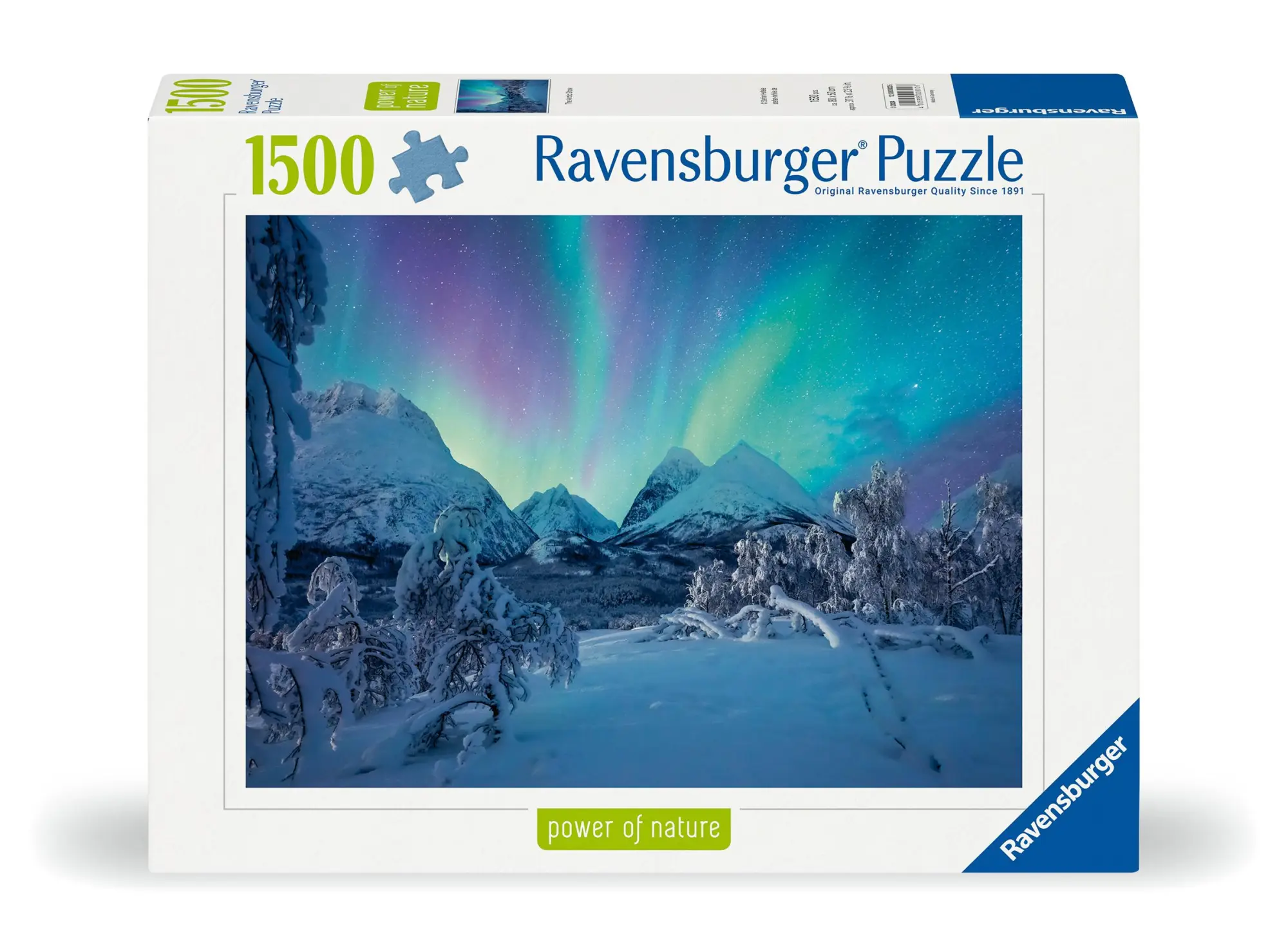 Cover: 4005555008026 | Erwachsenenpuzzle 1500 Teile - Wenn die Nordlichter tanzen | Spiel