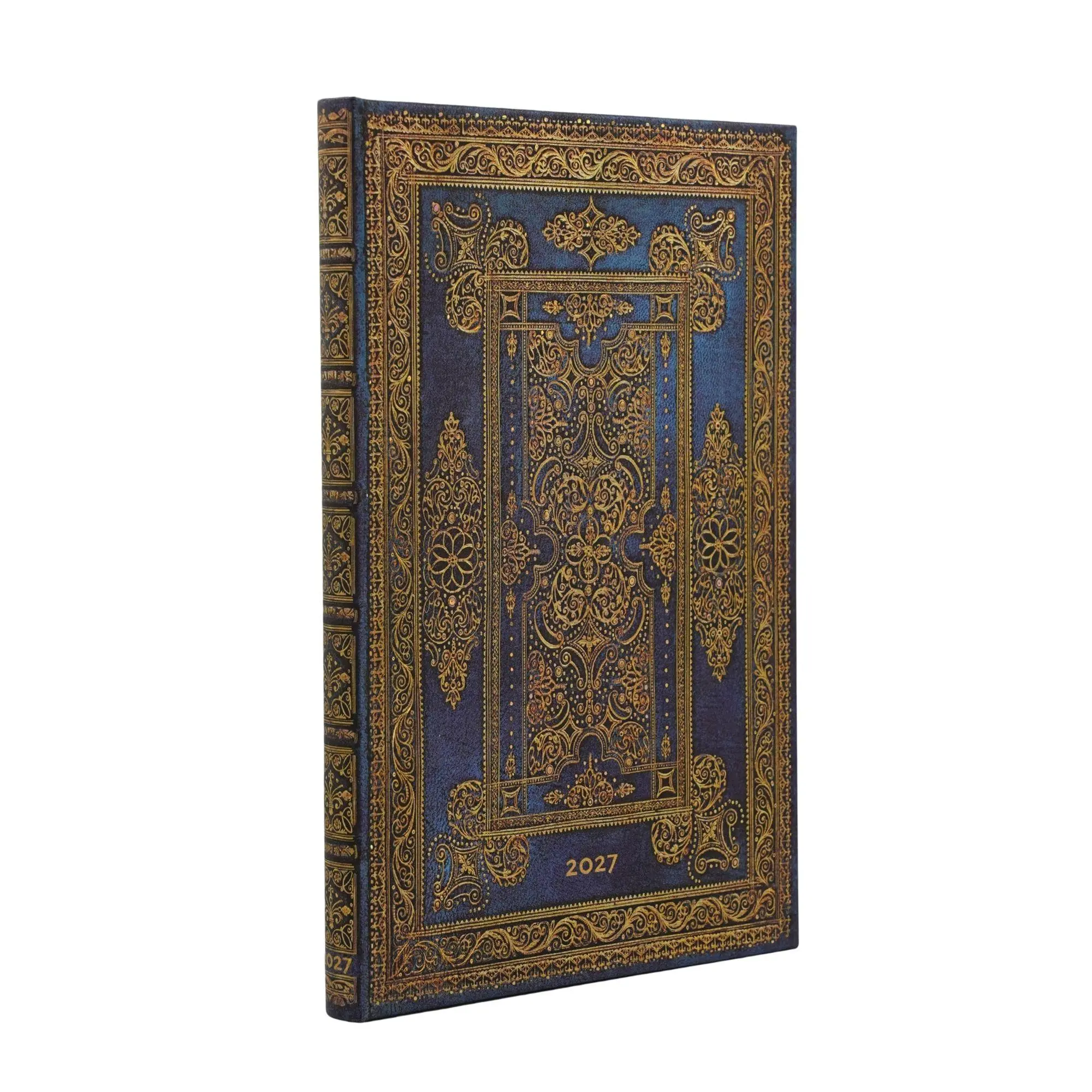 Cover: 9780349718026 | 12-Monatskalender 2027 Blue Luxe Maxi Horizontal | Paperblanks | Buch