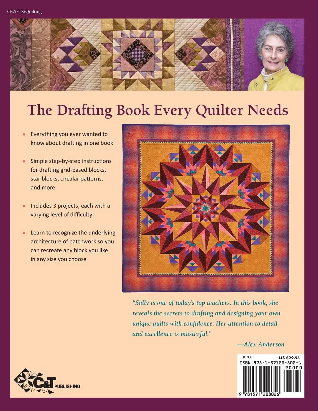 Rückseite: 9781571208026 | Drafting for the Creative Quilter | Sally Collins | Taschenbuch | 2010
