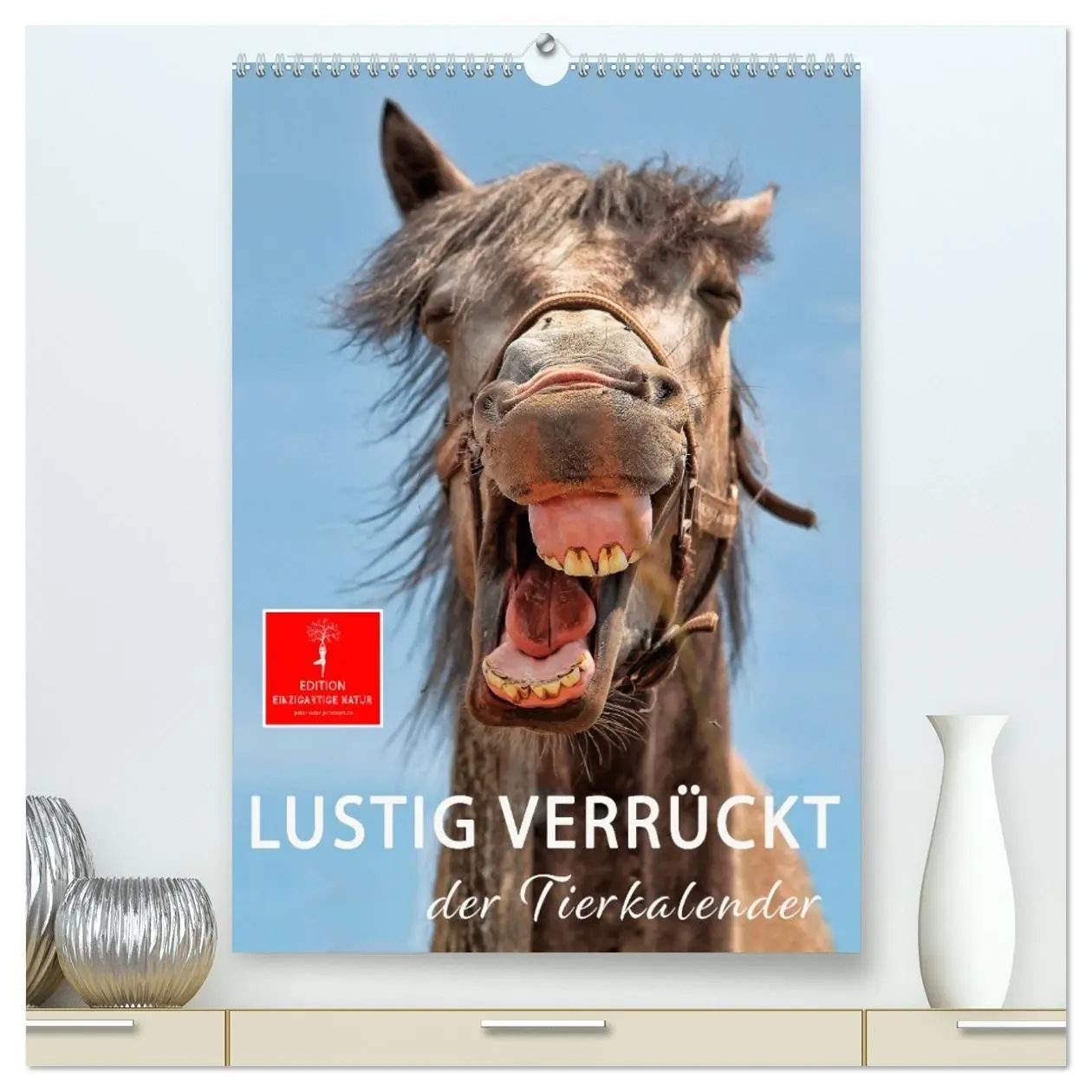 Cover: 9783516348026 | Lustig verrückt - der Tierkalender (hochwertiger Premium...