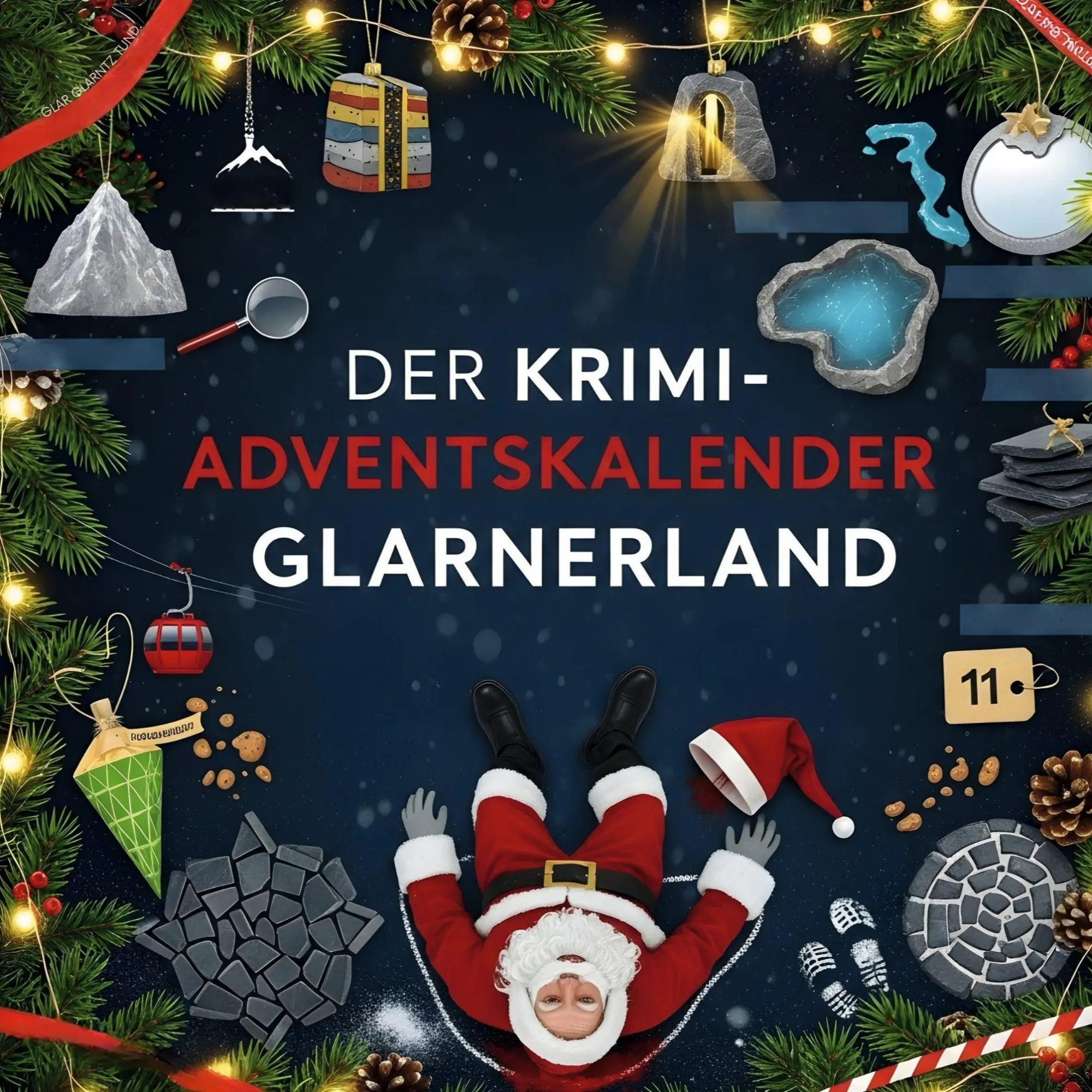 Cover: 9783695308026 | Der Krimi-Adventskalender Glarnerland | Mordsverdächtig in 24 Akten