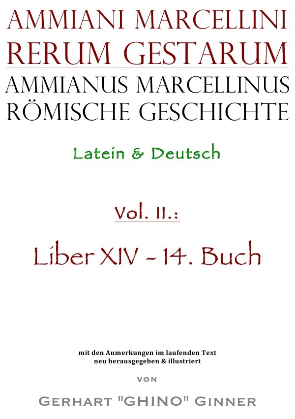 Cover: 9783746718026 | Ammianus Marcellinus römische Geschichte II | Ammianus Marcellinus