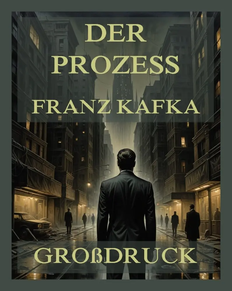 Cover: 9783988688026 | Der Prozess (Großdruck) | Großdruck-Ausgabe | Franz Kafka | Buch