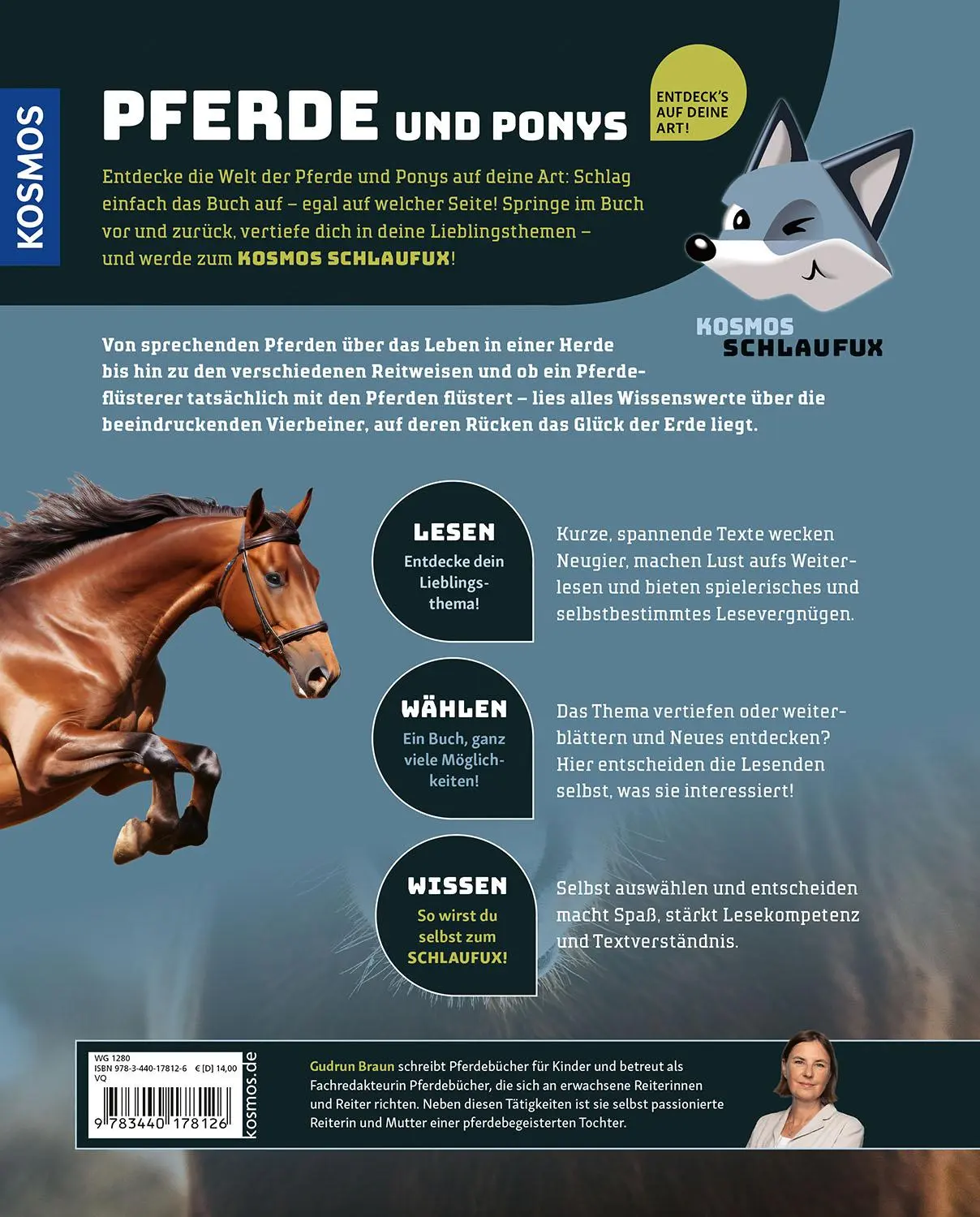 Bild: 9783440178126 | Kosmos SchlauFUX - Pferde und Ponys | Gudrun Braun | Buch | 64 S.