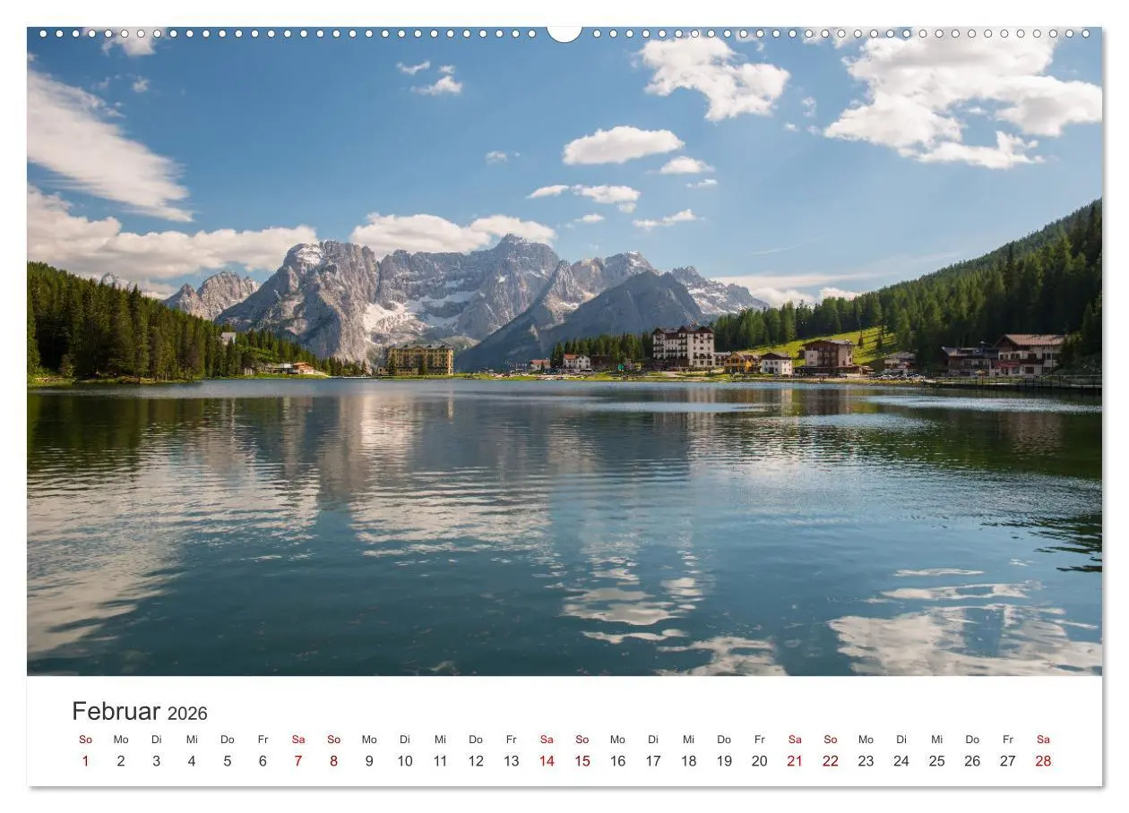 Bild: 9783457488126 | Ein Spaziergang in den Dolomiten (Wandkalender 2026 DIN A2 quer),...