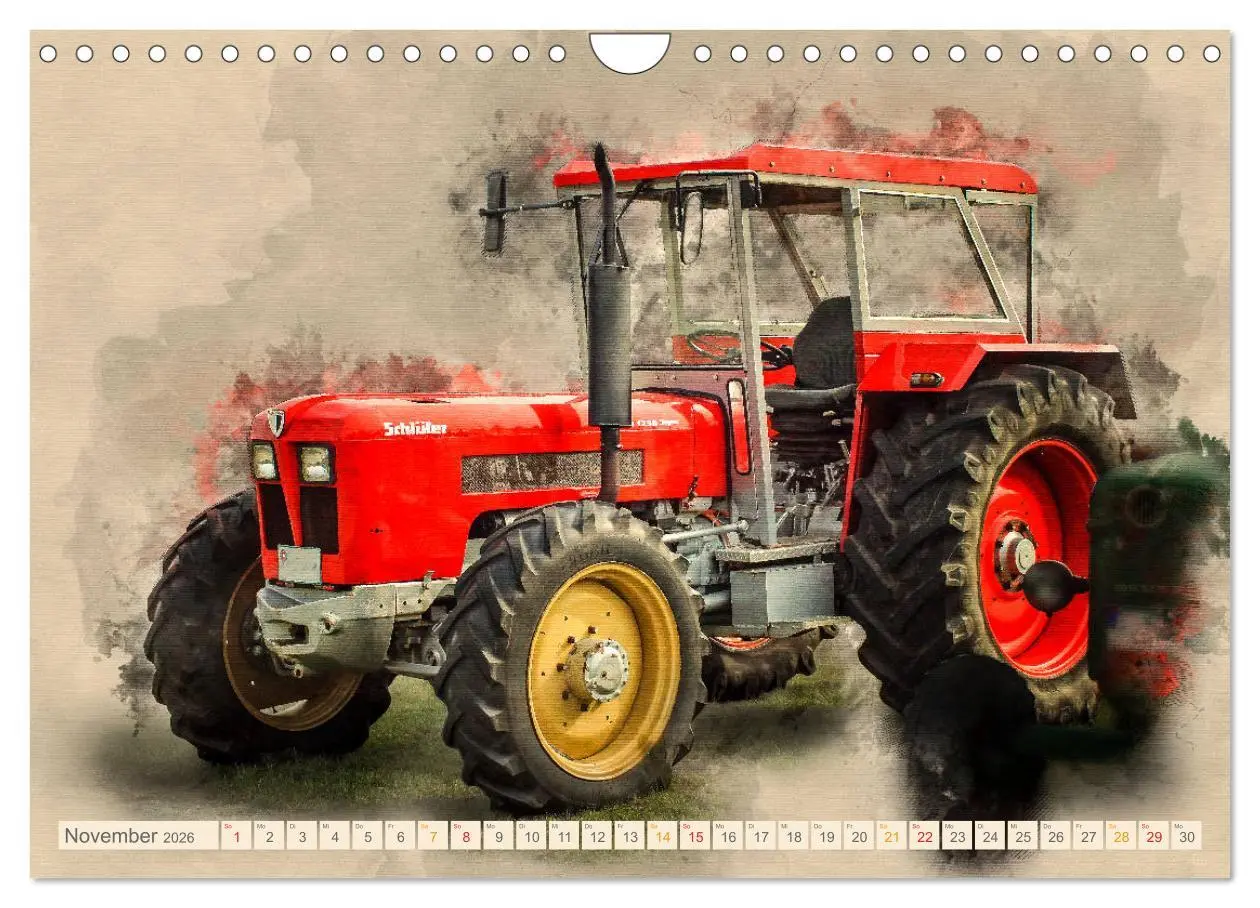 Bild: 9783457868126 | Traktoren für Liebhaber (Wandkalender 2026 DIN A4 quer), CALVENDO...
