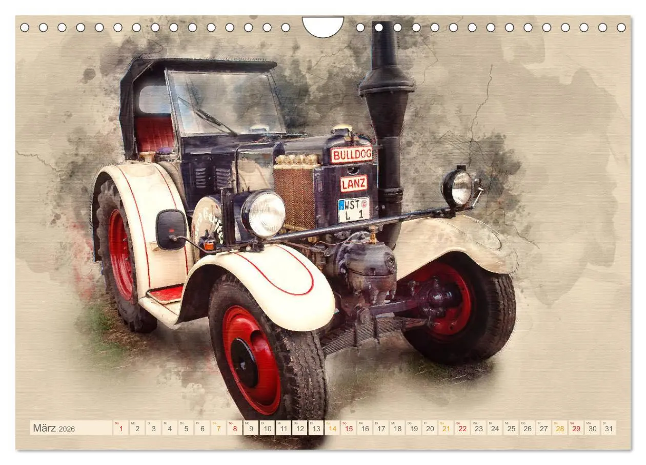 Bild: 9783457868126 | Traktoren für Liebhaber (Wandkalender 2026 DIN A4 quer), CALVENDO...