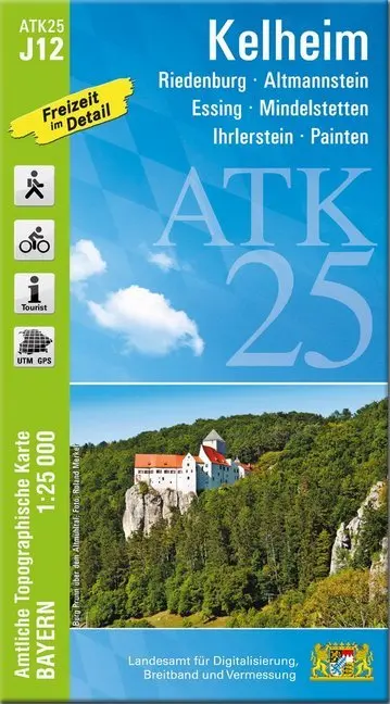 Cover: 9783899338126 | Amtliche Topographische Karte Bayern Kelheim | (Land-)Karte | Deutsch