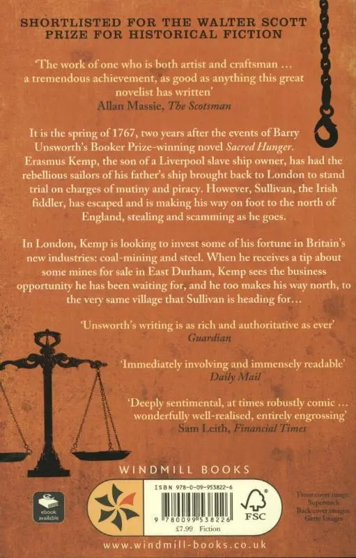 Rückseite: 9780099538226 | The Quality of Mercy | Barry Unsworth | Taschenbuch | 294 S. | 2012