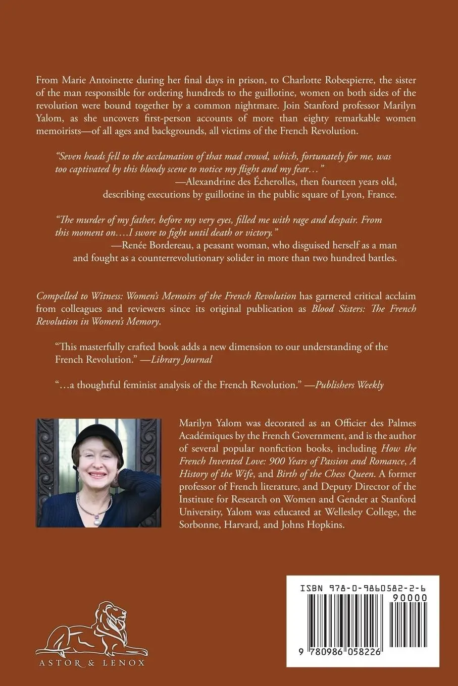 Rückseite: 9780986058226 | Compelled to Witness | Women's Memoirs of the French Revolution | Buch