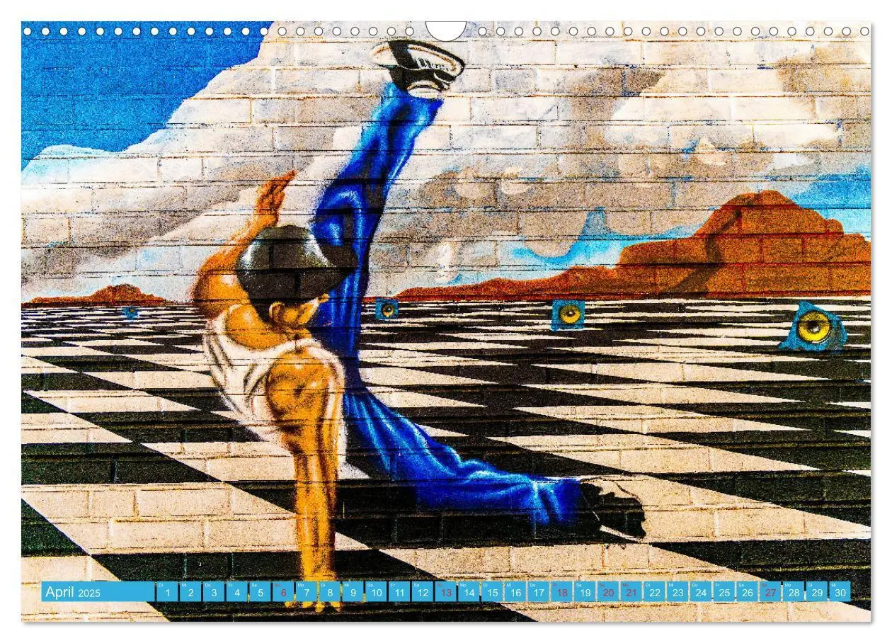 Bild: 9783435218226 | Street art Köln Michael Jaster (Wandkalender 2025 DIN A3 quer),...