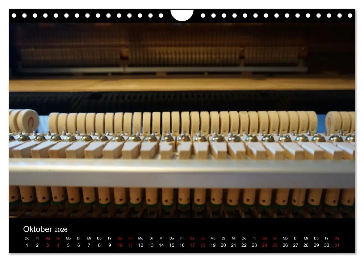 Bild: 9783457548226 | Klavier Momente (Wandkalender 2026 DIN A4 quer), CALVENDO...