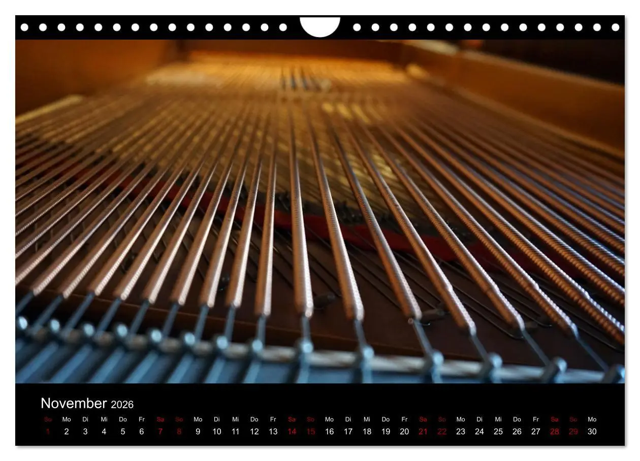 Bild: 9783457548226 | Klavier Momente (Wandkalender 2026 DIN A4 quer), CALVENDO...