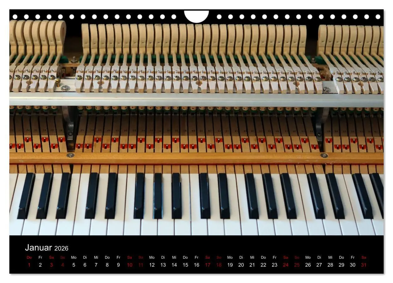 Bild: 9783457548226 | Klavier Momente (Wandkalender 2026 DIN A4 quer), CALVENDO...