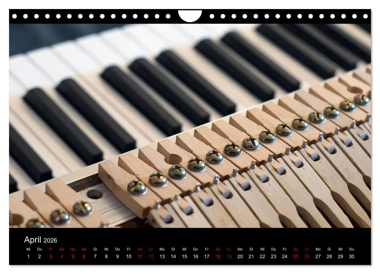 Bild: 9783457548226 | Klavier Momente (Wandkalender 2026 DIN A4 quer), CALVENDO...