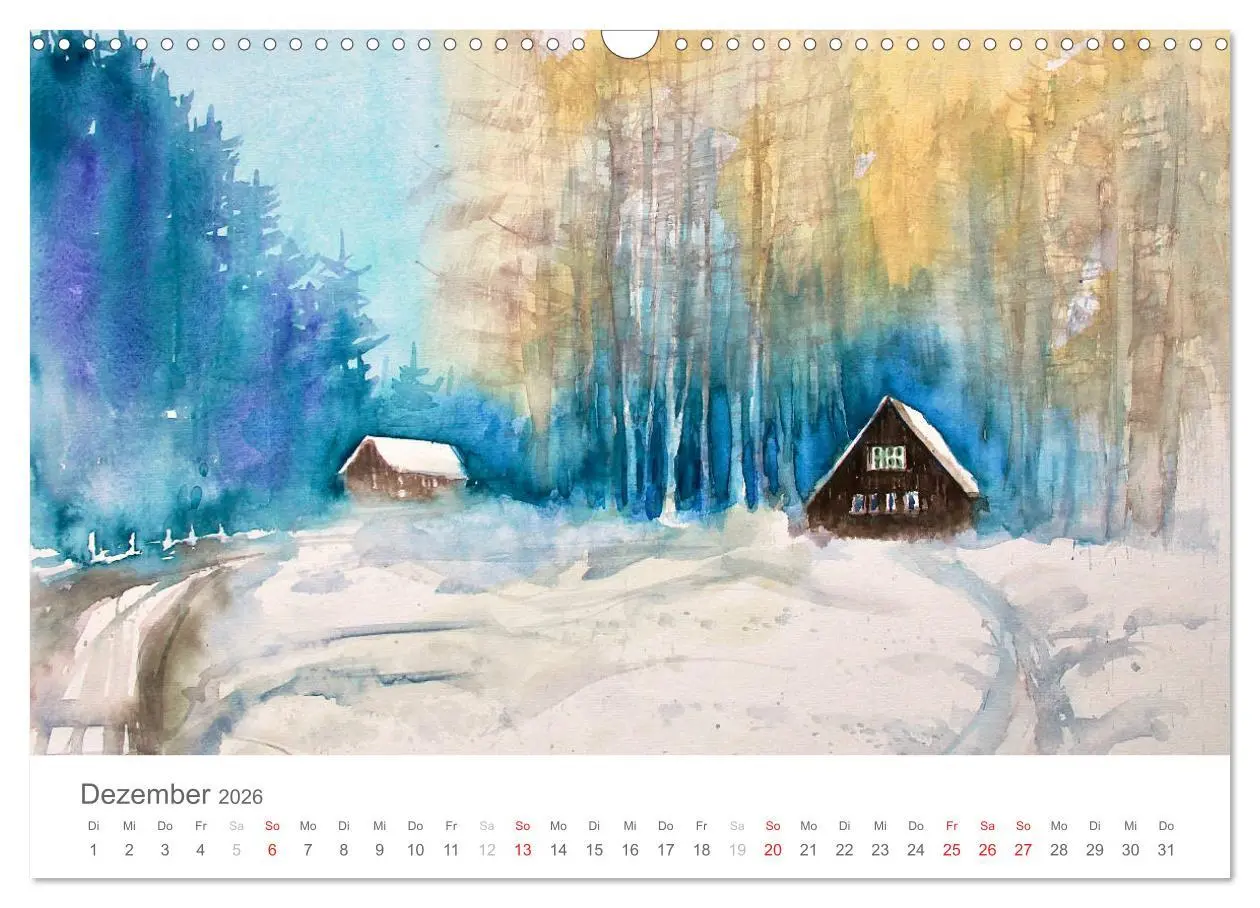 Bild: 9783516018226 | Faszination Aquarell - Eckard Funck (Wandkalender 2026 DIN A3...