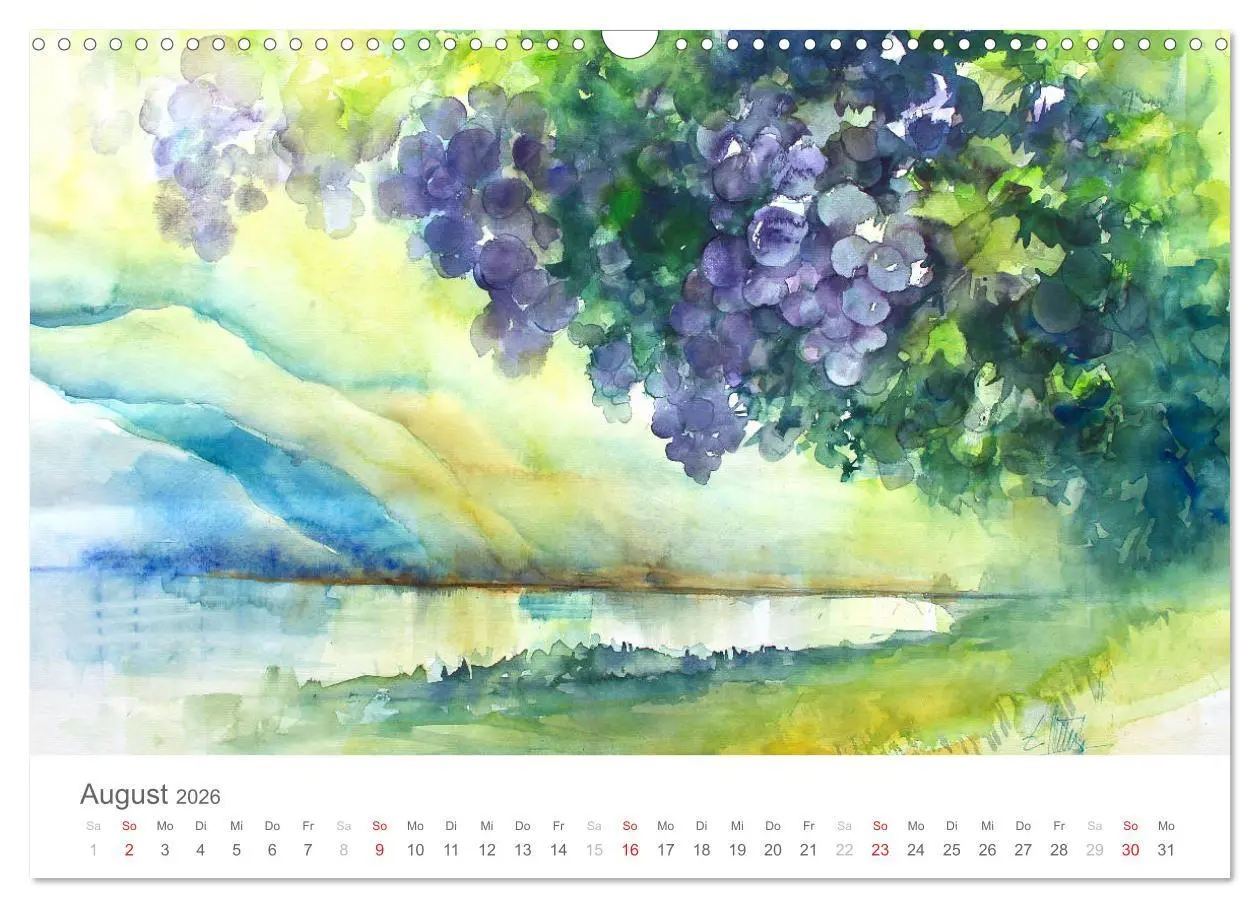 Bild: 9783516018226 | Faszination Aquarell - Eckard Funck (Wandkalender 2026 DIN A3...