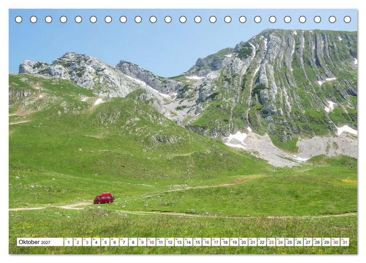 Bild: 9783569278226 | Montenegro - Das Land der schwarzen Berge (Tischkalender 2027 DIN...