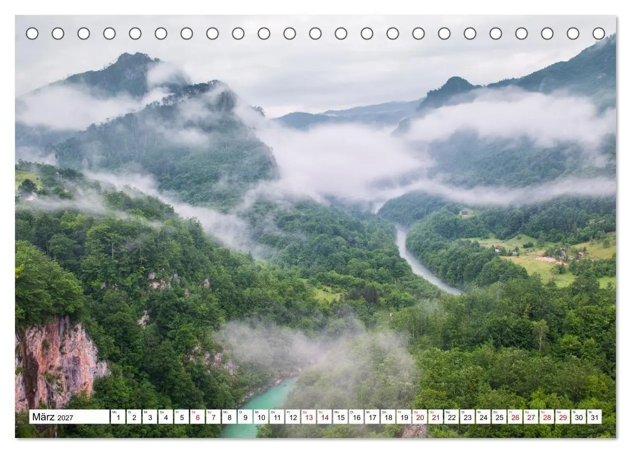Bild: 9783569278226 | Montenegro - Das Land der schwarzen Berge (Tischkalender 2027 DIN...
