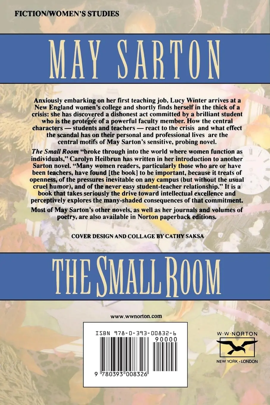Rückseite: 9780393008326 | The Small Room | May Sarton | Taschenbuch | Englisch | 1976