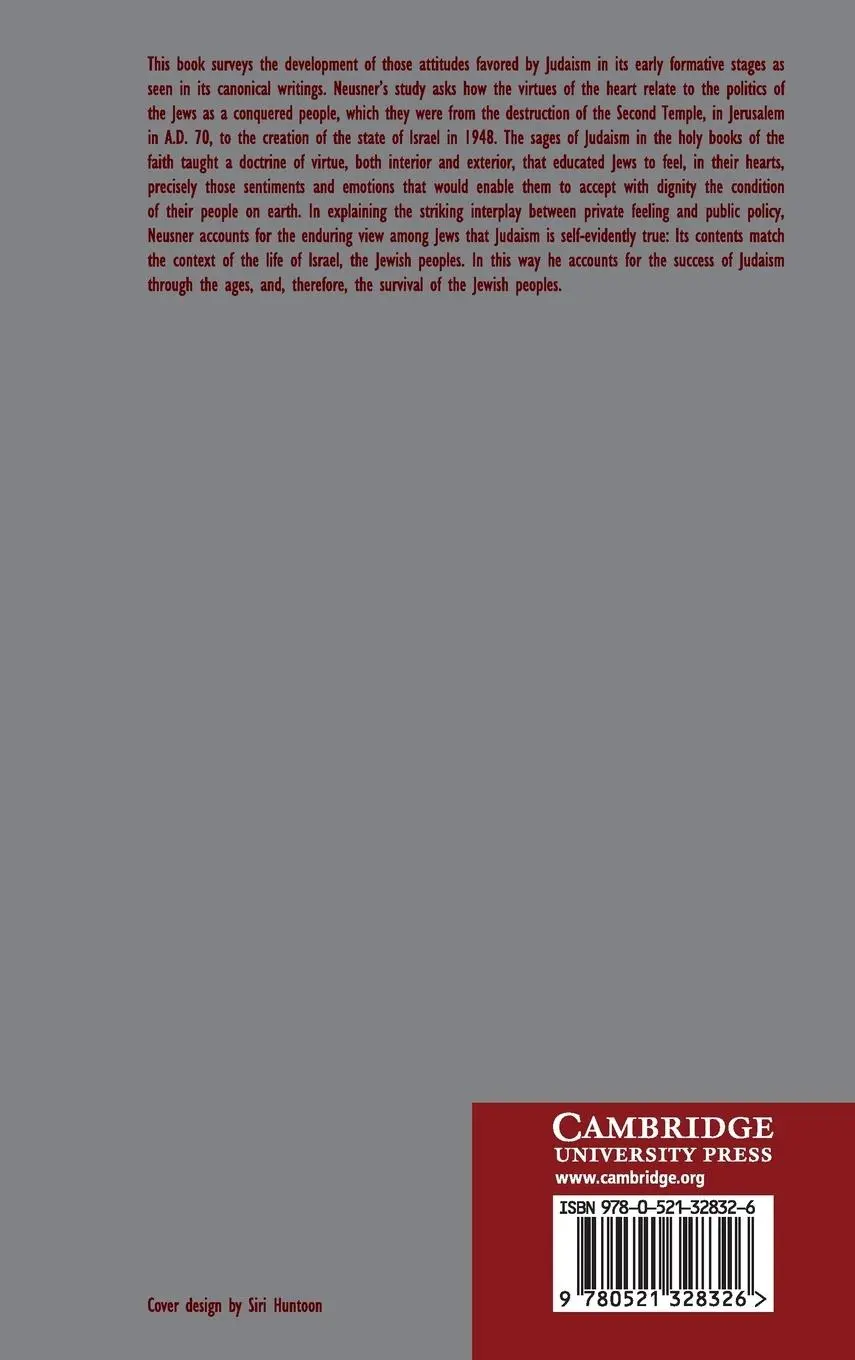 Rückseite: 9780521328326 | Vanquished Nation, Broken Spirit | Jacob Neusner | Buch | Englisch