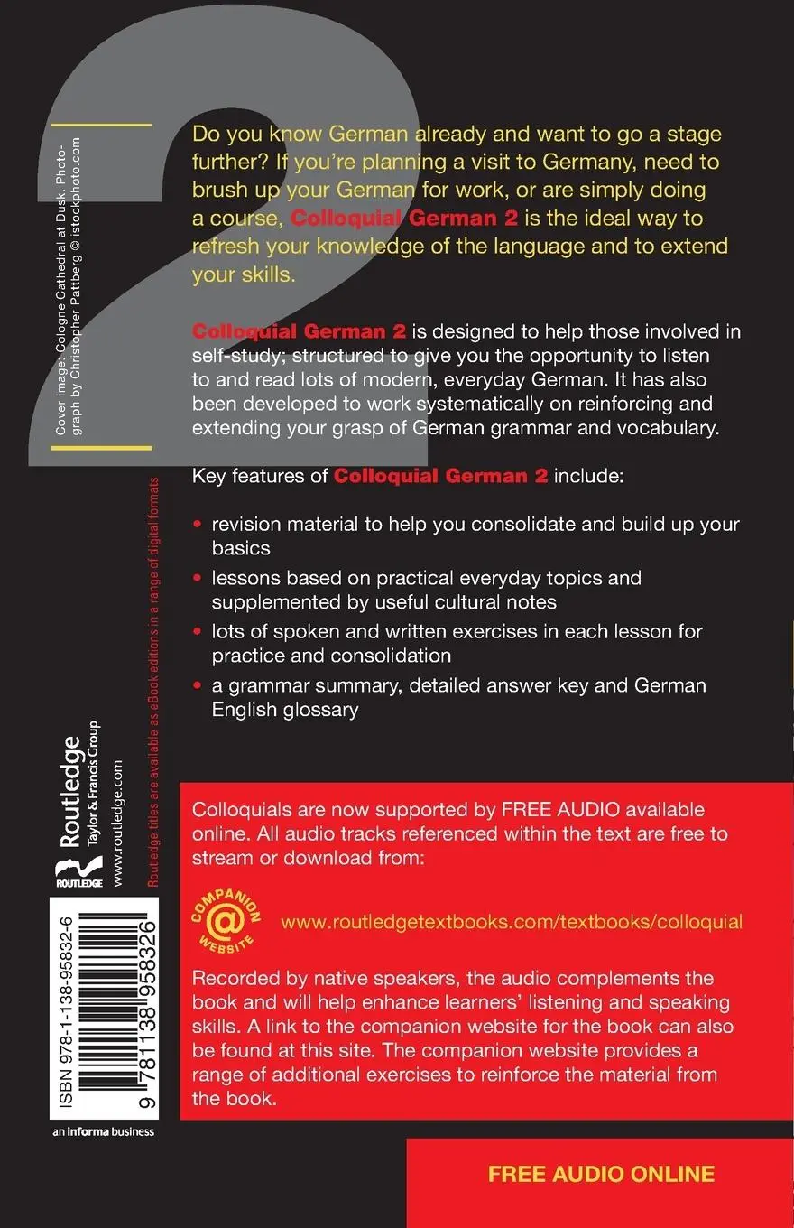 Rückseite: 9781138958326 | Colloquial German 2 | The Next Step in Language Learning | Taschenbuch