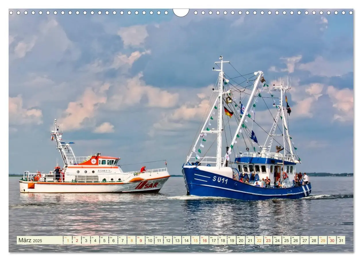 Bild: 9783435448326 | Reise an die Nordsee - Husum (Wandkalender 2025 DIN A3 quer),...