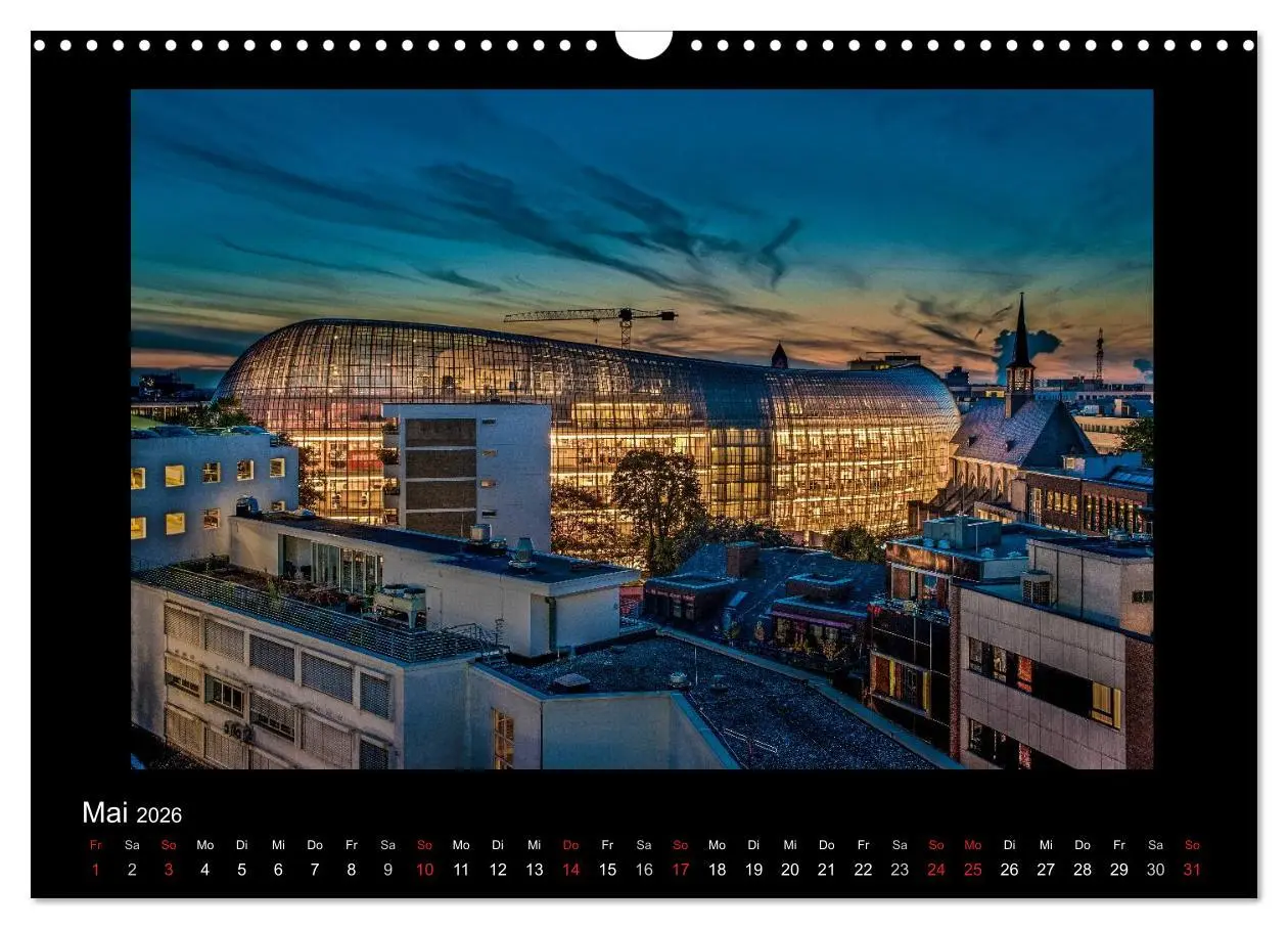 Bild: 9783516178326 | Köln - Nachts 2026 (Wandkalender 2026 DIN A3 quer), CALVENDO...