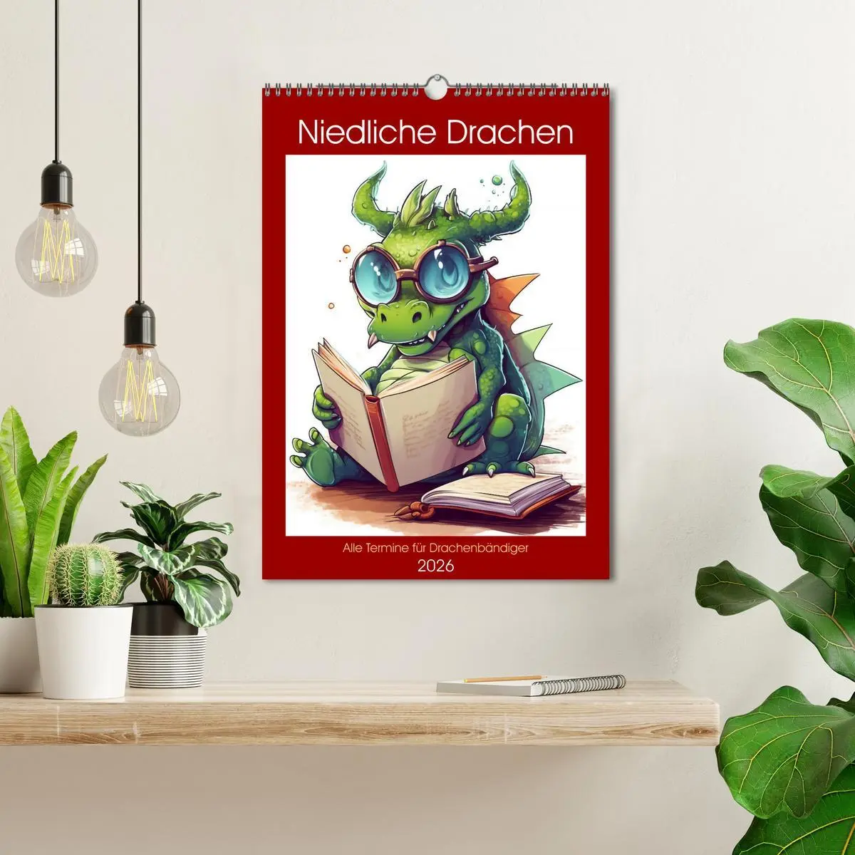 Bild: 9783516318326 | Niedliche Drachen (Wandkalender 2026 DIN A3 hoch), CALVENDO...